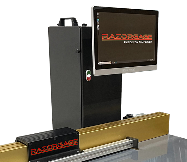 Chop saw measuring system